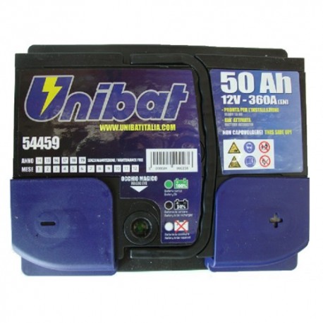 RH17T BATTERIA 50 AH DX UNIBAT