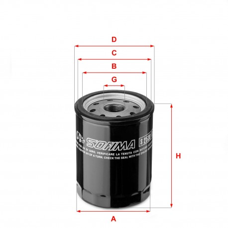 ORO2319600 FILTRO OLIO S2530R ORO12