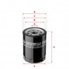 ORO2319600 FILTRO OLIO AVVITATO S2530R ORO13