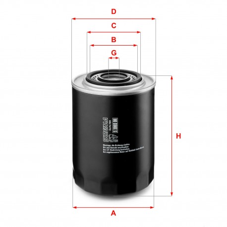 ORO2330300 FILTRO OLIO AVVITATO ORO17-2 S3003DR
