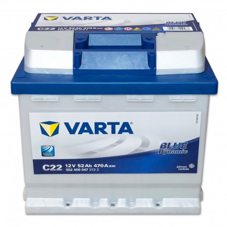 BATTERIA AUTO VARTA 52AH 470A